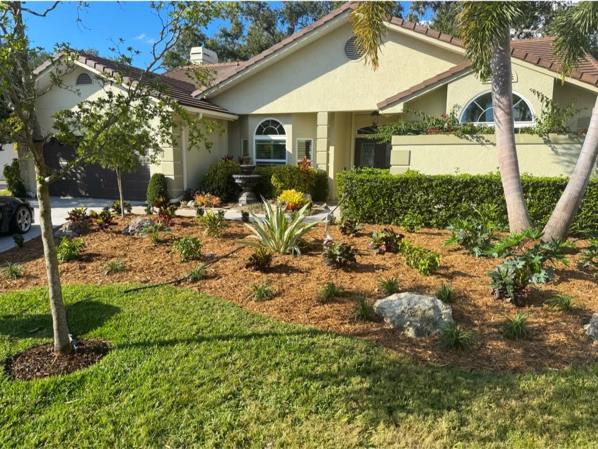 Beautiful Sarasota landscape transformation by Anthony the Landscaper